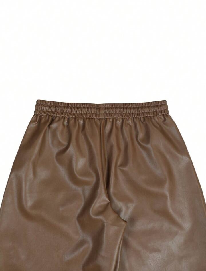 Men's PU Leather Trousers Pants, Baggy Trousers